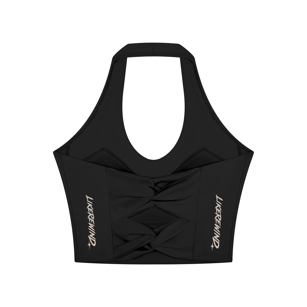 LikeRewind Eclipse Halter Sports Top